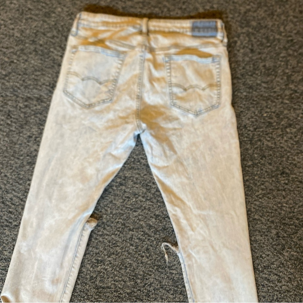 American Eagle Outfitters Skinny Jeans in Light Gray
